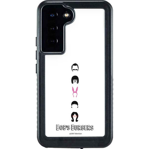 Bobs Burgers Silhouette Galaxy S24 Plus Waterproof Case